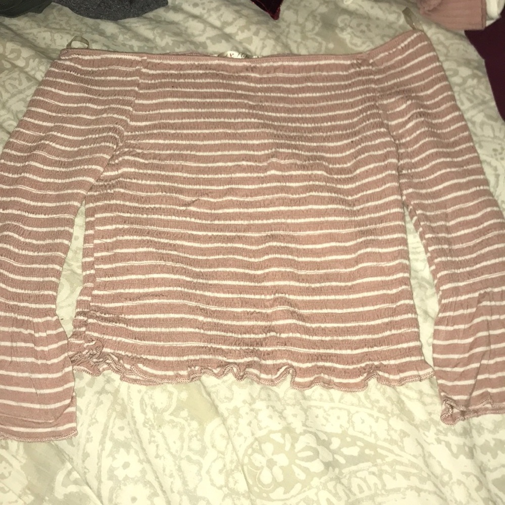 off the shoulder long sleeve